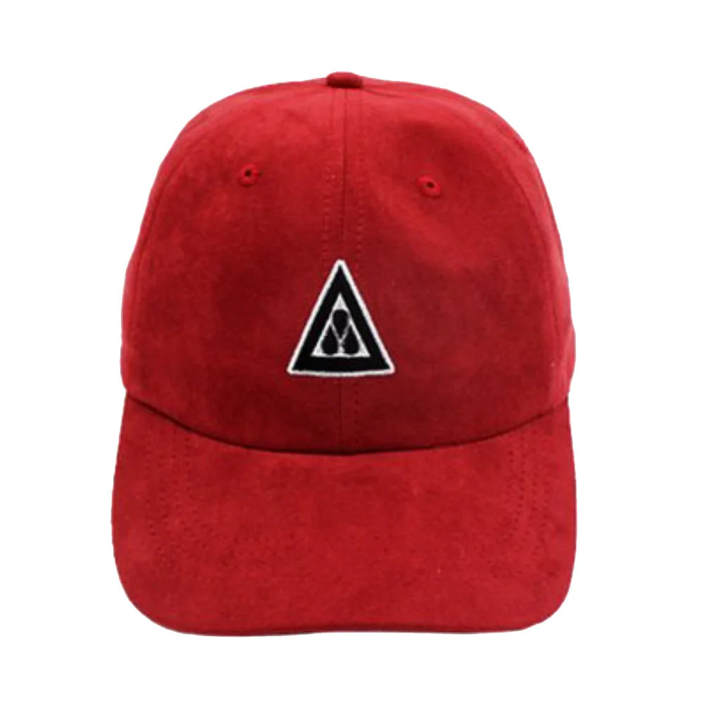RED DAD CAP SUEDE XVII